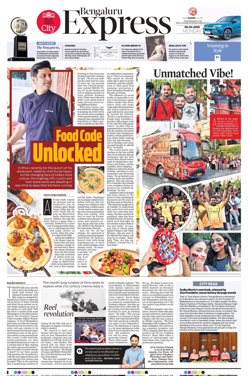 Here's a preview of today's #CityExpress. For more, visit : newindianexpress.com/cities/bengalu…

🎨 <a href="/Shiva36339/">Shivashankar | Chief Designer</a>