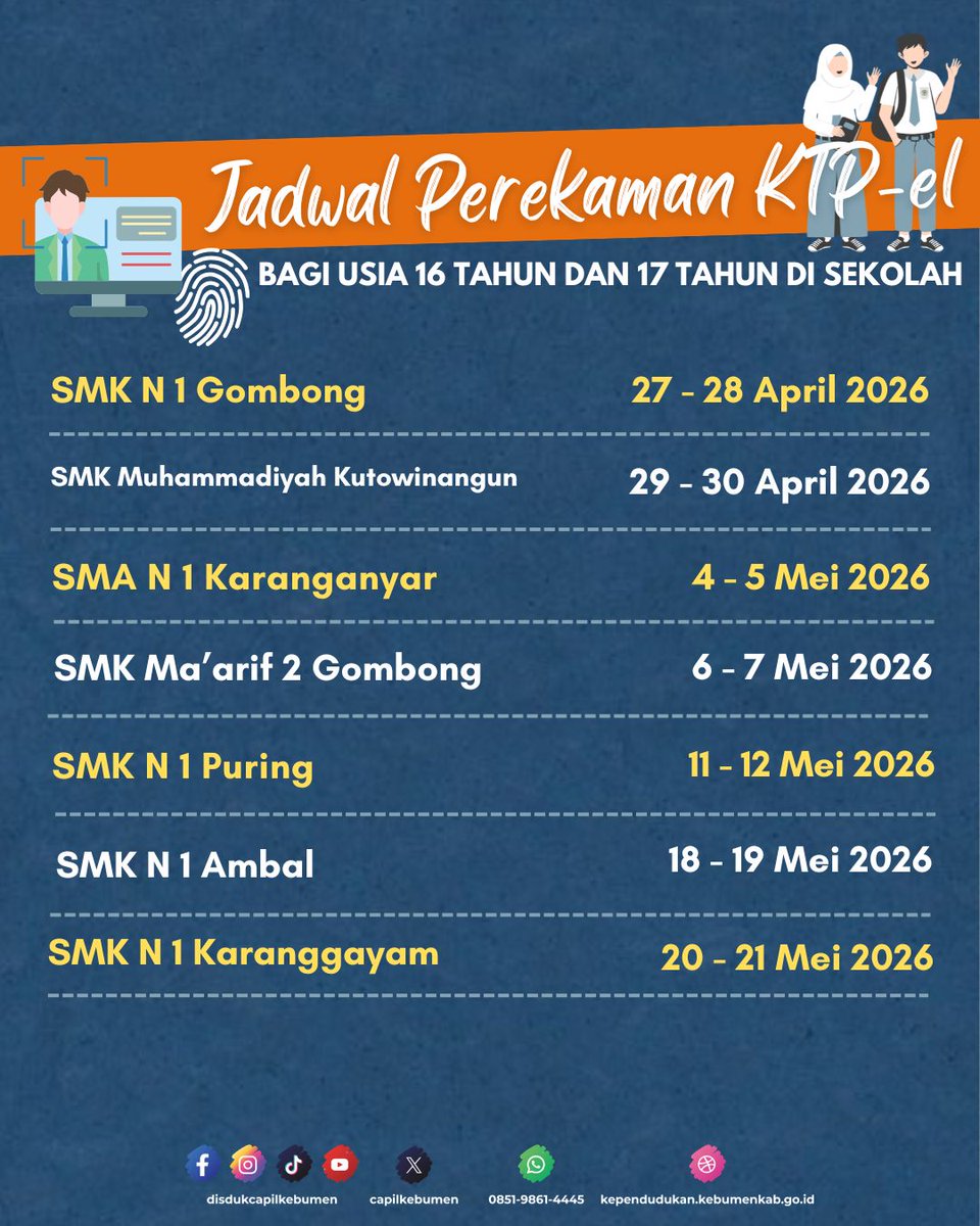 Disdukcapil Kabupaten Kebumen tweet media