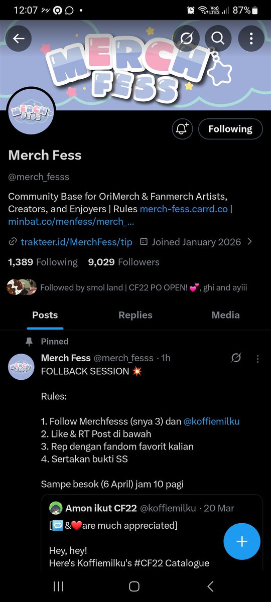 verwire's tweet photo. @merch_fesss @koffiemilku Done, thank you!! Fandom favoritku ada vtuber, gachiakuta, gintama! https://t.co/rf34Pjk8zj