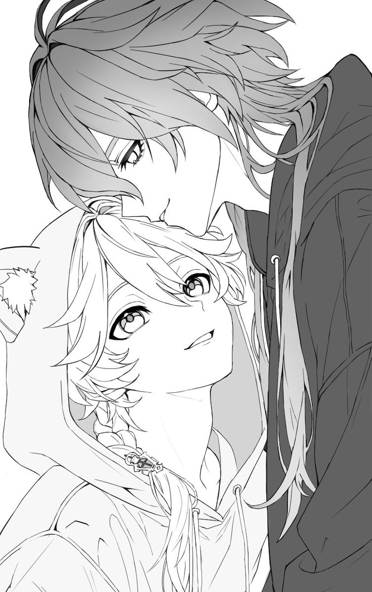 アルと子犬(｢･ω･)｢ tweet media