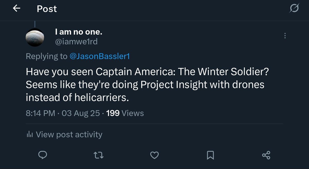 I am no one. tweet media