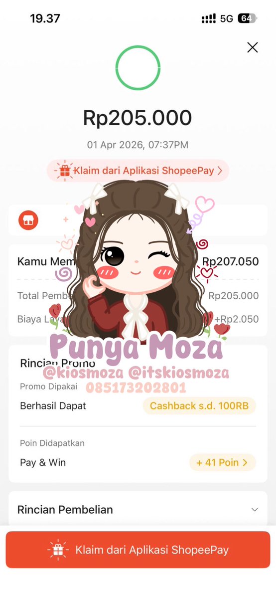 Moza || Backup Akun 1300+ testi Gestun tweet media