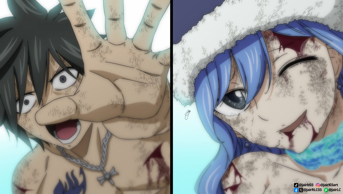Juvia &amp; Gray (FT100YQ 208)

#FairyTail100YearsQuest #FairyTail #Gray #GrayFullbuster #FT100YQ #Juvia #Gruvia #animestyle #mangacoloring #フェアリーテイル１００年クエスト