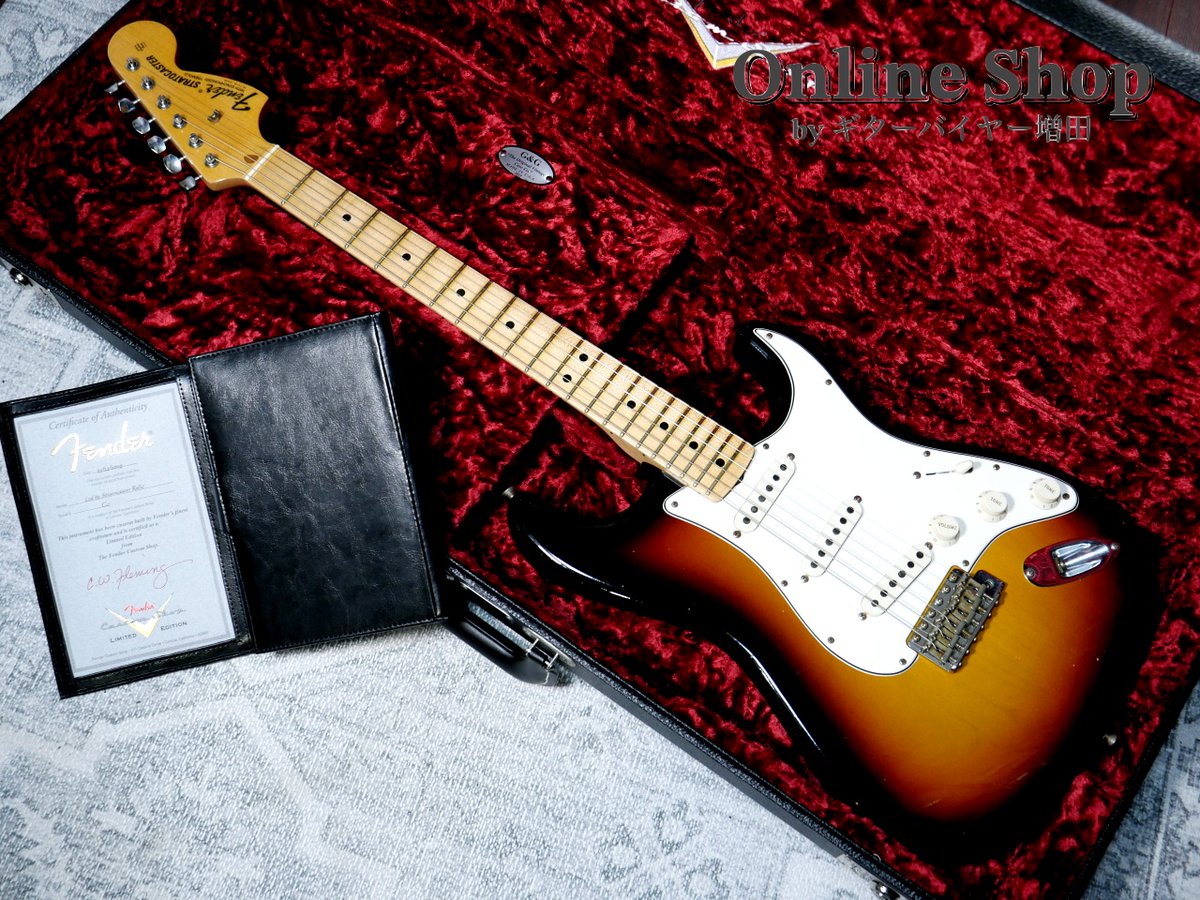 keimsd's tweet image. 2019 #Fender Custom Shop LIMITED EDITION 1969 Stratocaster Journeyman Relic Faded Aged 3-Color Sunburst
guitarbuyermasuda.com/products/used-…

みんな大好きジーラードーヘー！！
"ウィズシンロゴ"にワンピース・ネック！'69スタイルのハードロックな雰囲気を持つリミテッド・エディションが新着！！