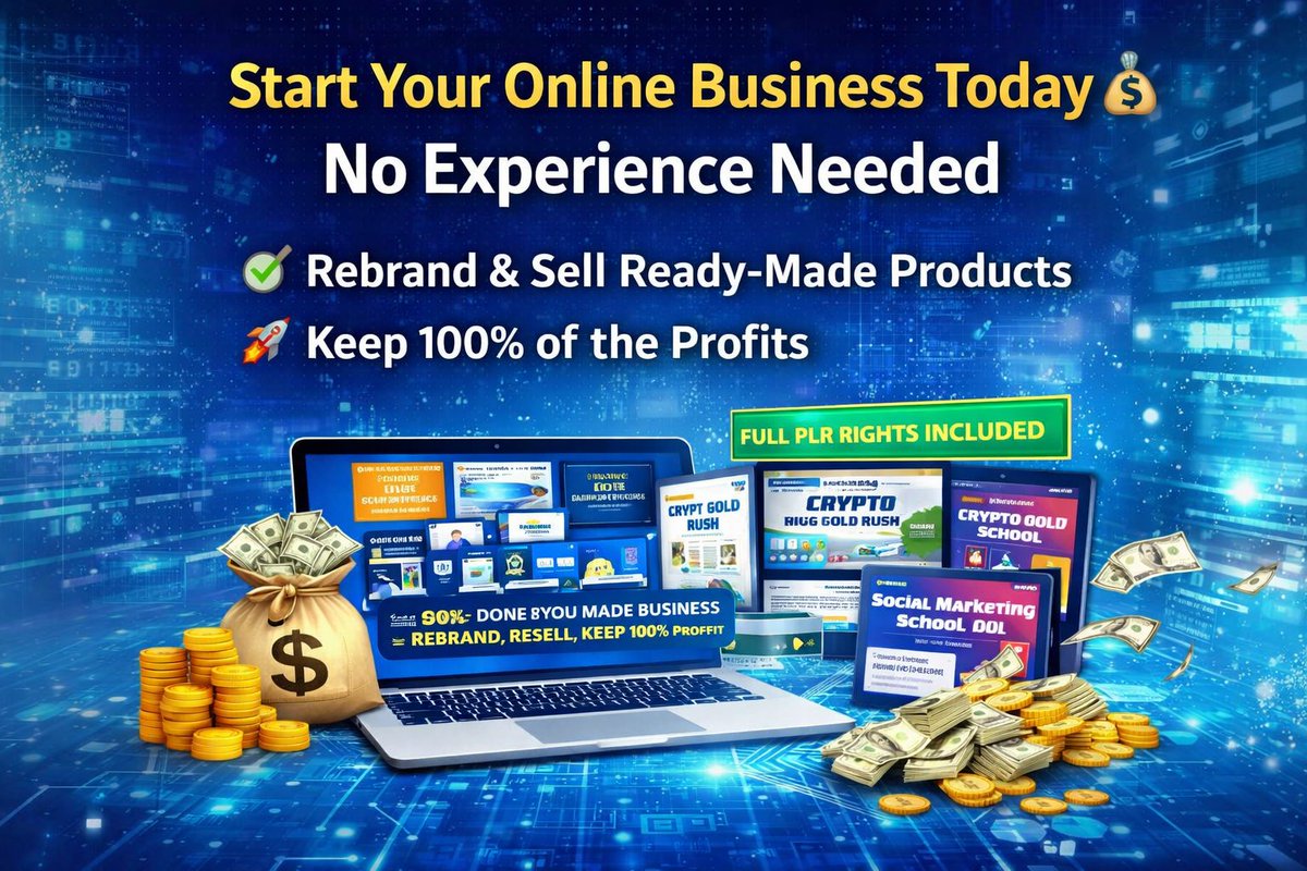 joejhoe505's tweet photo. @Lexiselfiesx No skills. No product. No problem.
This bundle gives you 10 FULL video courses ready to sell 🤯
💸 Keep all profits
🚀 Start today
👉 https://t.co/ASkTh5X5DR
#OnlineIncome #SideHustle #PLRBundle #EarnOnline https://t.co/pzNtxAuMOr