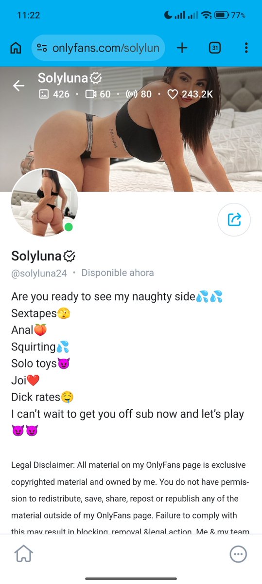 OnlysMaster's tweet photo. Solyluna solyluna24 ONLYFANS https://t.co/0YvU8ib8zG