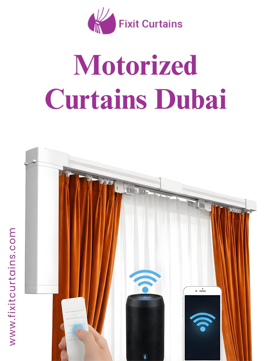 FixitCurtains's tweet image. Control your curtains effortlessly with remote, smartphone, or voice command! Fixit Curtains brings cutting-edge motorized solutions for modern Dubai homes. Visit fixitcurtains.com today!

📞 +971543900399
🌐 fixitcurtains.com/motorized-curt…

#MotorizedCurtainsDubai #FixitCurtains