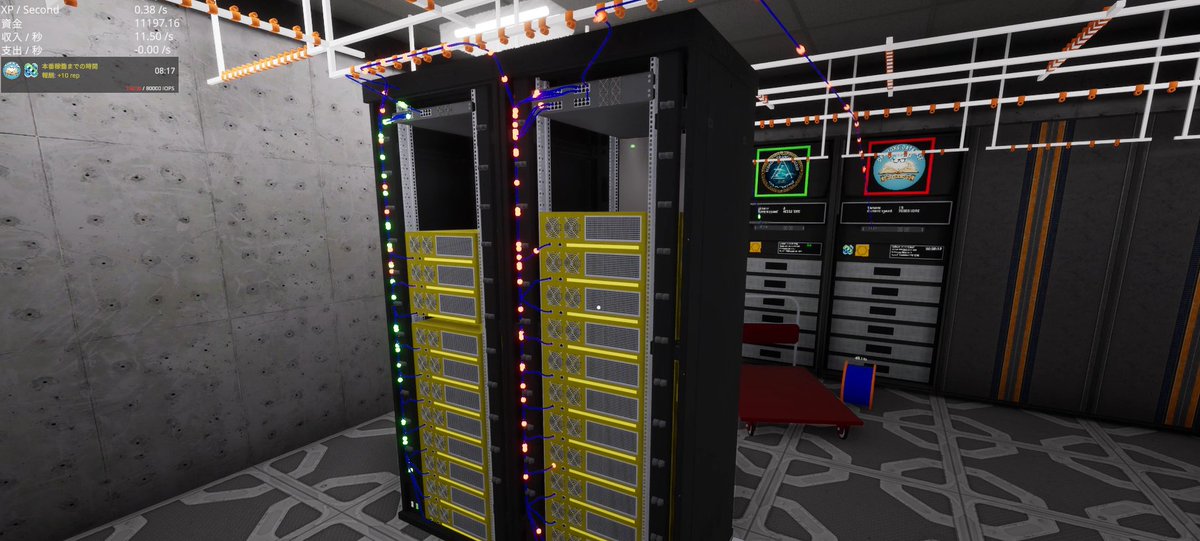 kent_tmteam's tweet photo. 会社の学習ツールとしてSteamにあったDataCenterを導入しました🎮️
操作が慣れず苦戦しましたが、結構実務っぽくてシミュレーションとしては良さそうです！
今後の新人向け研修でも扱おうか考えています！ https://t.co/uMJryiY7hD