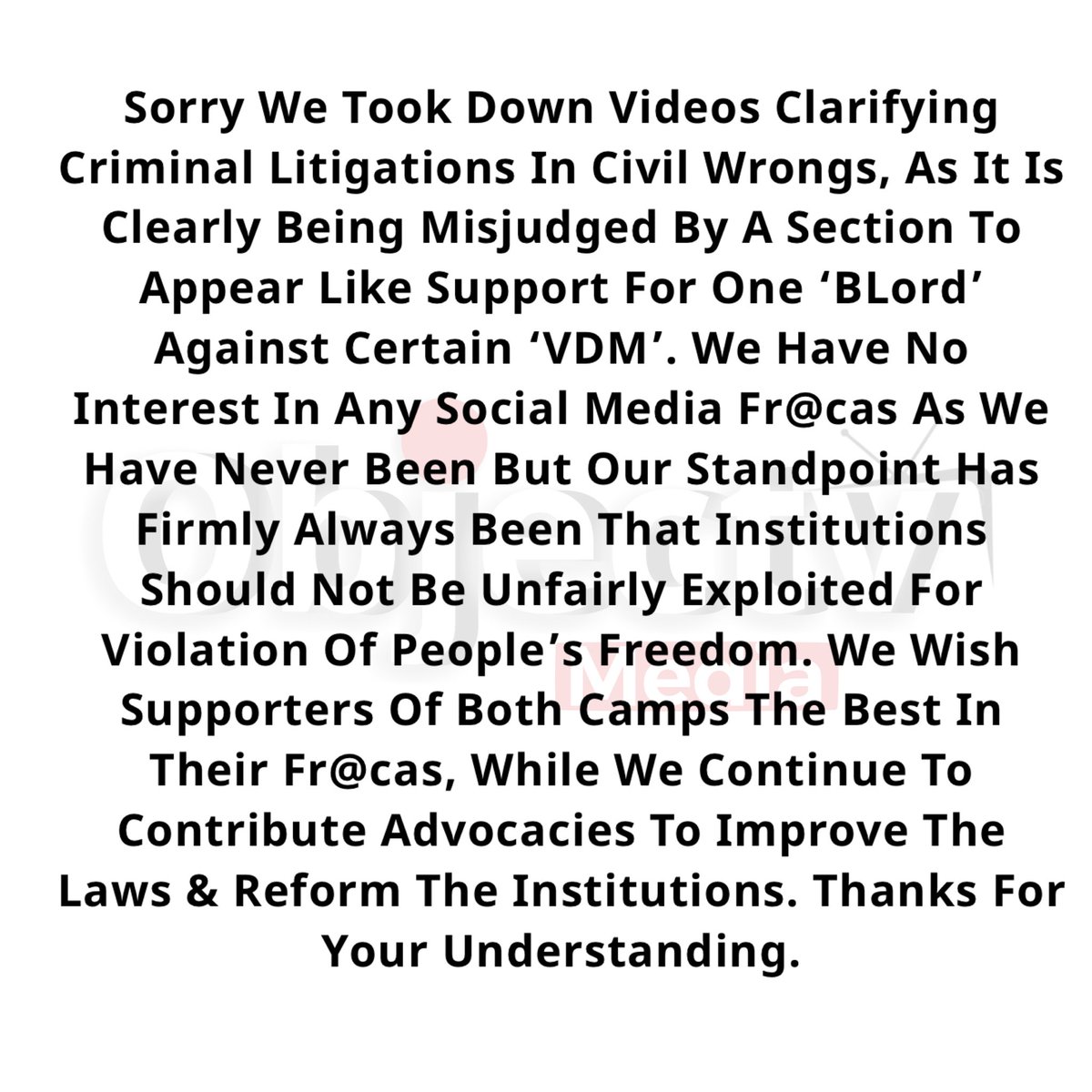 Objectv Media tweet media