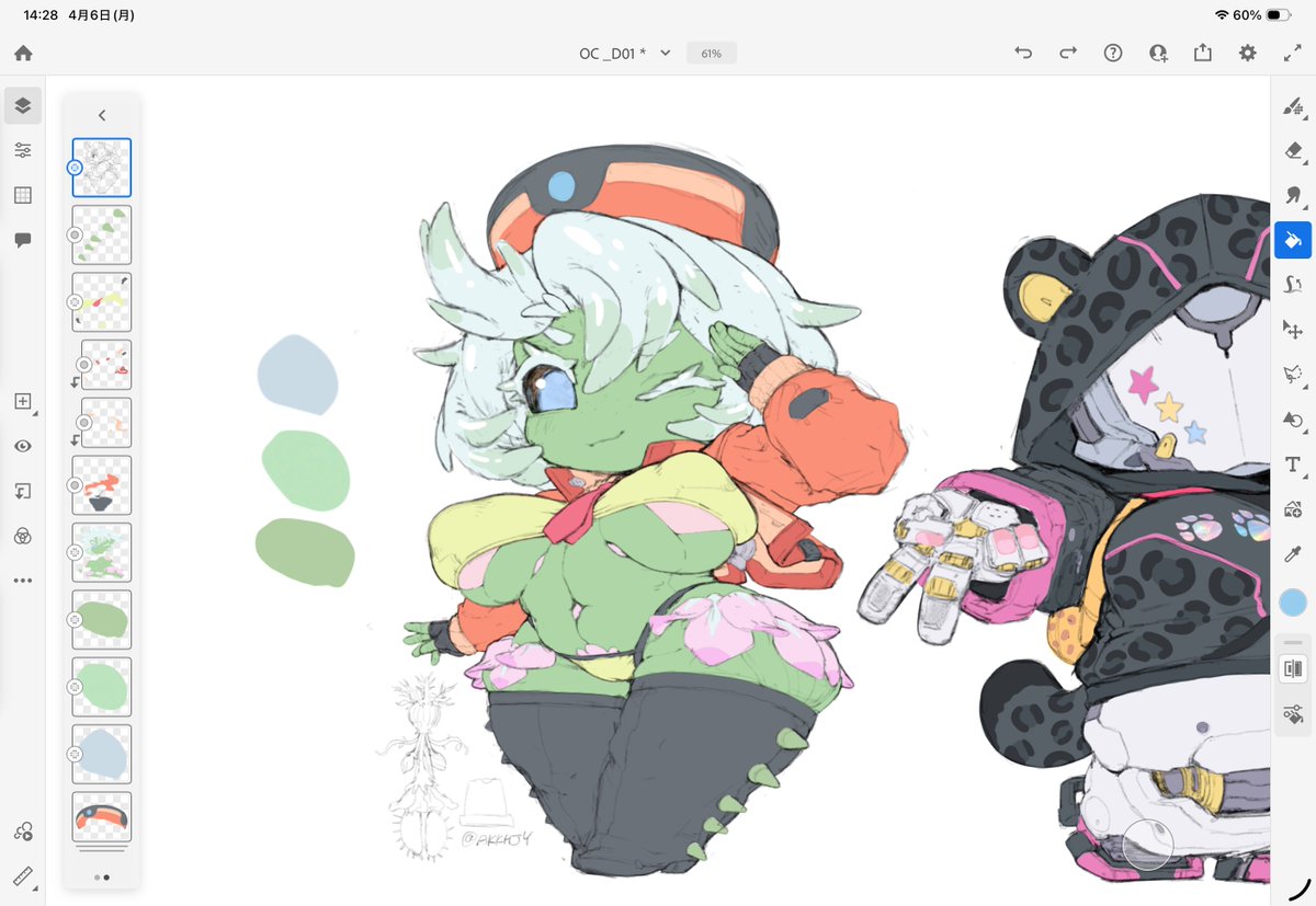 色選びに苦戦〜🫨