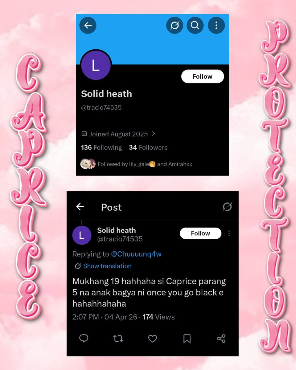 CAPRICE PROTECTION tweet media