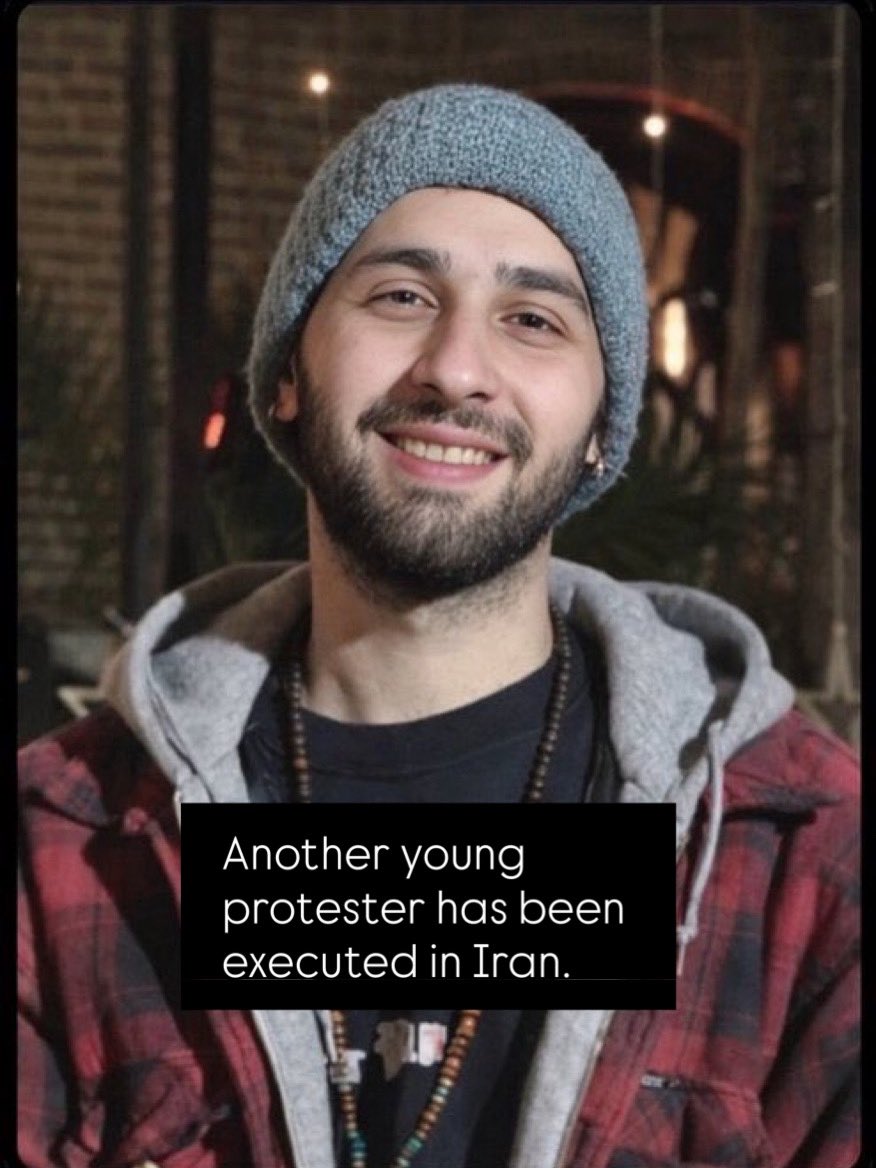 Another young January protester has been executed in Iran.

Authorities have announced the execution of Ali Fahim, a 26-year-old from Tehran. He was sentenced to death by the notorious Judge Abolghasem Salavati of Branch 15 of the Revolutionary Court on charges of “enmity against