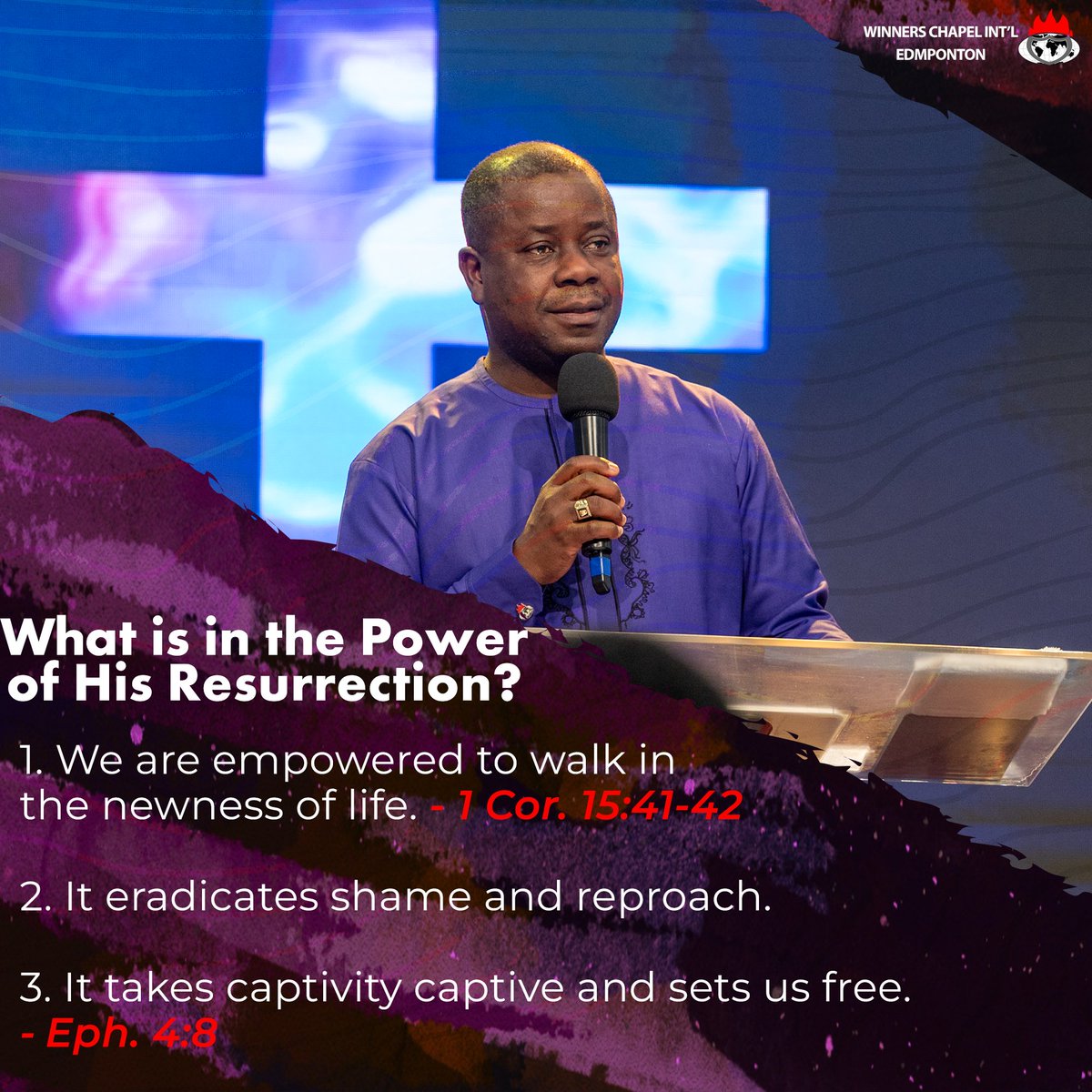 winnersedmonton's tweet photo. Understanding the Demands of Success (Pt. 5)
Message Focus: The Factor of Sacrifice
Ministering: Pastor Yemi Awodiran
Ephesians 4:8 (GW) - "When he went to the highest place, he took captive those who had captured us..."
#SettlementService
#LfcLiveService
#OpenDoors2026 https://t.co/Bv578c3rYg