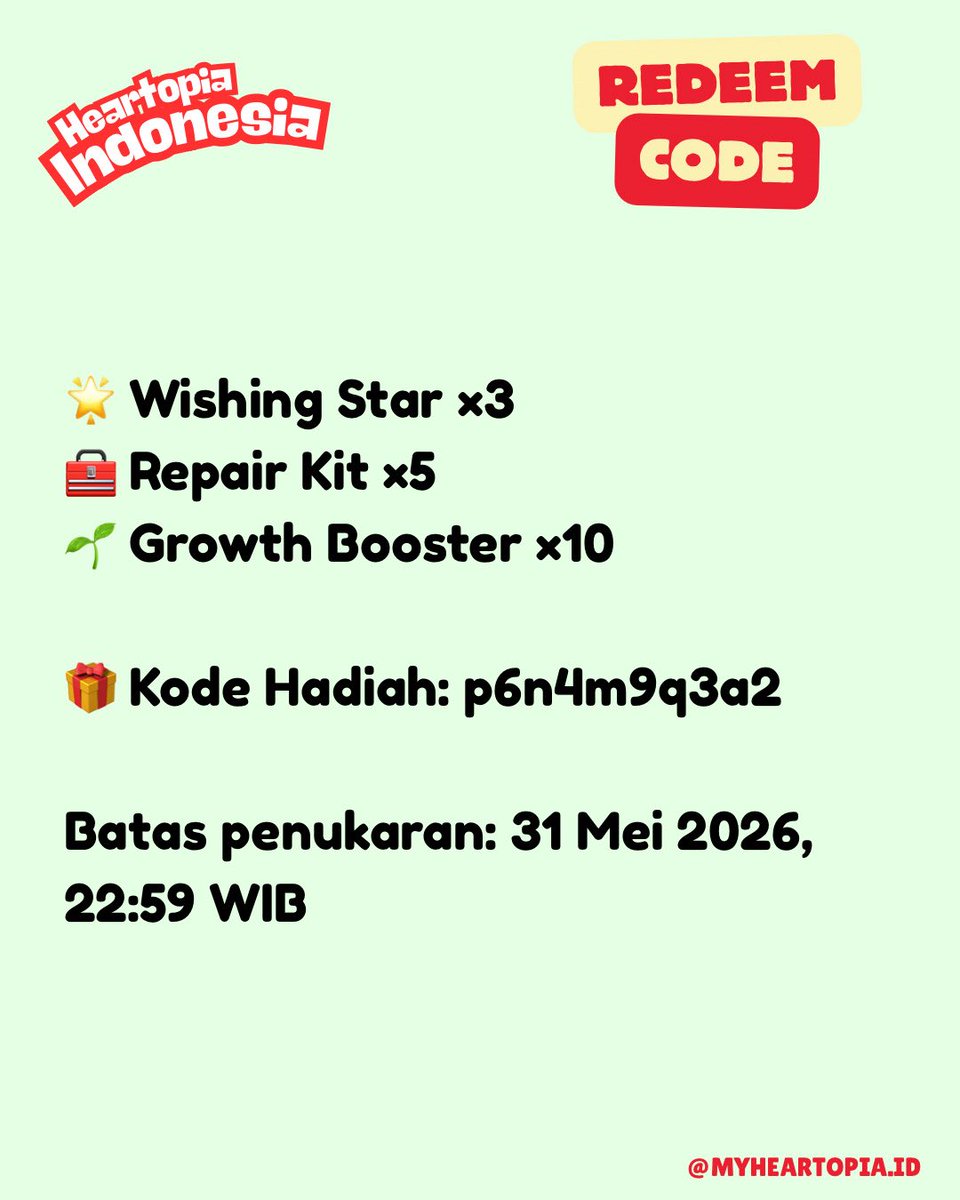 Heartopia Indonesia tweet media