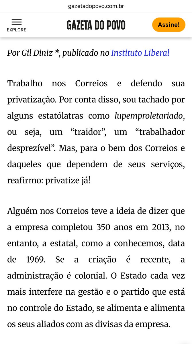 Gil Diniz tweet media