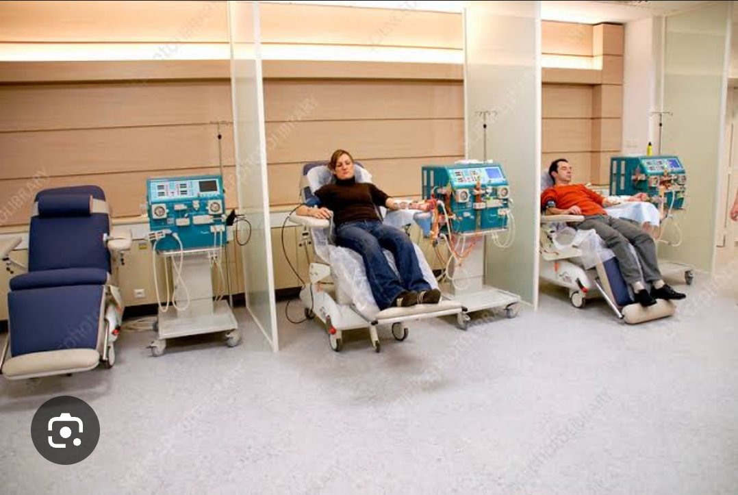 This is dialysis taking place.

A dialysis unit is more than just machines—it’s a lifeline for patients battling Chronic Kidney Disease and kidney failure.

It’s where science meets compassion—where blood is filtered, toxins removed, and hope restored. 

#kidneyhealth