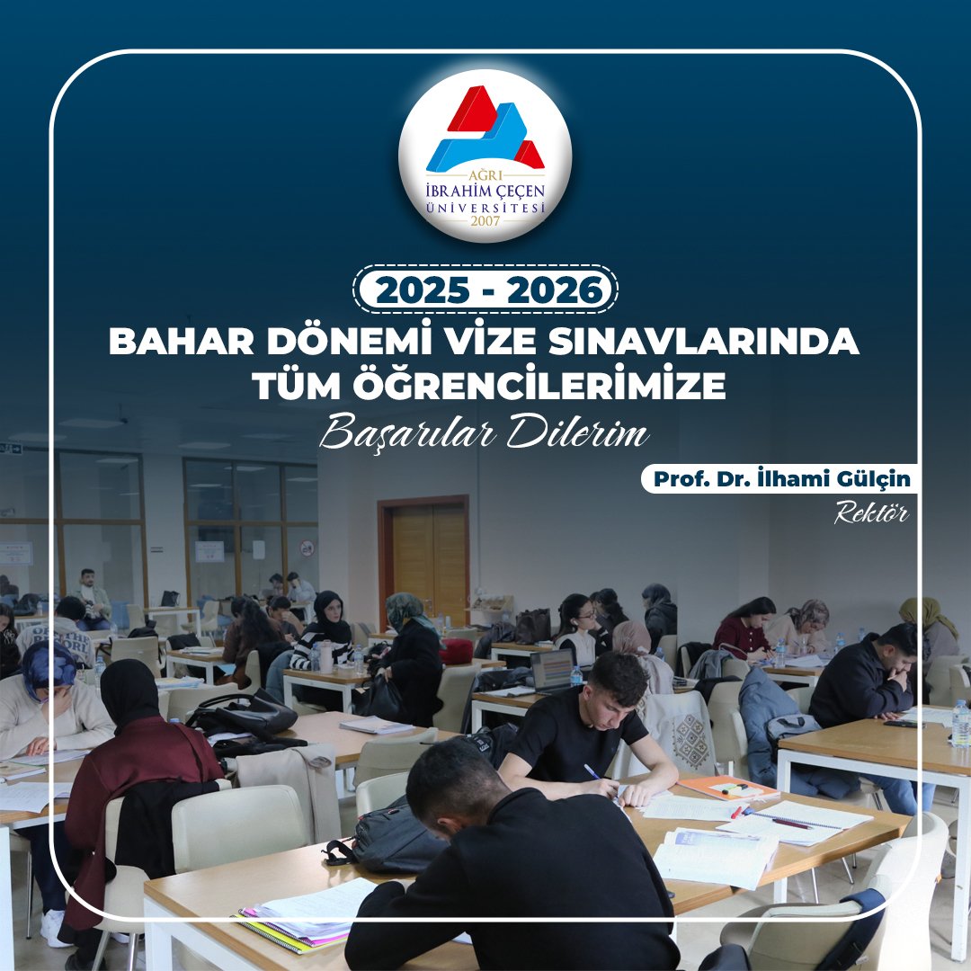 Ağrı İbrahim Çeçen Üniversitesi tweet media