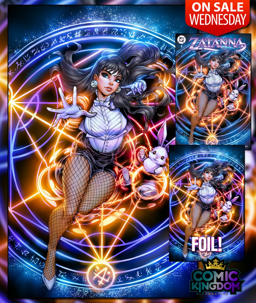 ComicKingdom_Cr's tweet photo. β° On Sale 9amPDT/12pmEDT Wednesday at https://t.co/ZGe24KH13I!
π© @SorahSuhng @SebastianArtist @_pryce14 Zatanna #1 CK Exclusive!
#comickingdomcreative #comickingdomrules #zatanna #exclusivecomic #sorahsuhng #sebastiancheng #jamalcampbell https://t.co/u3CJzTe1xM