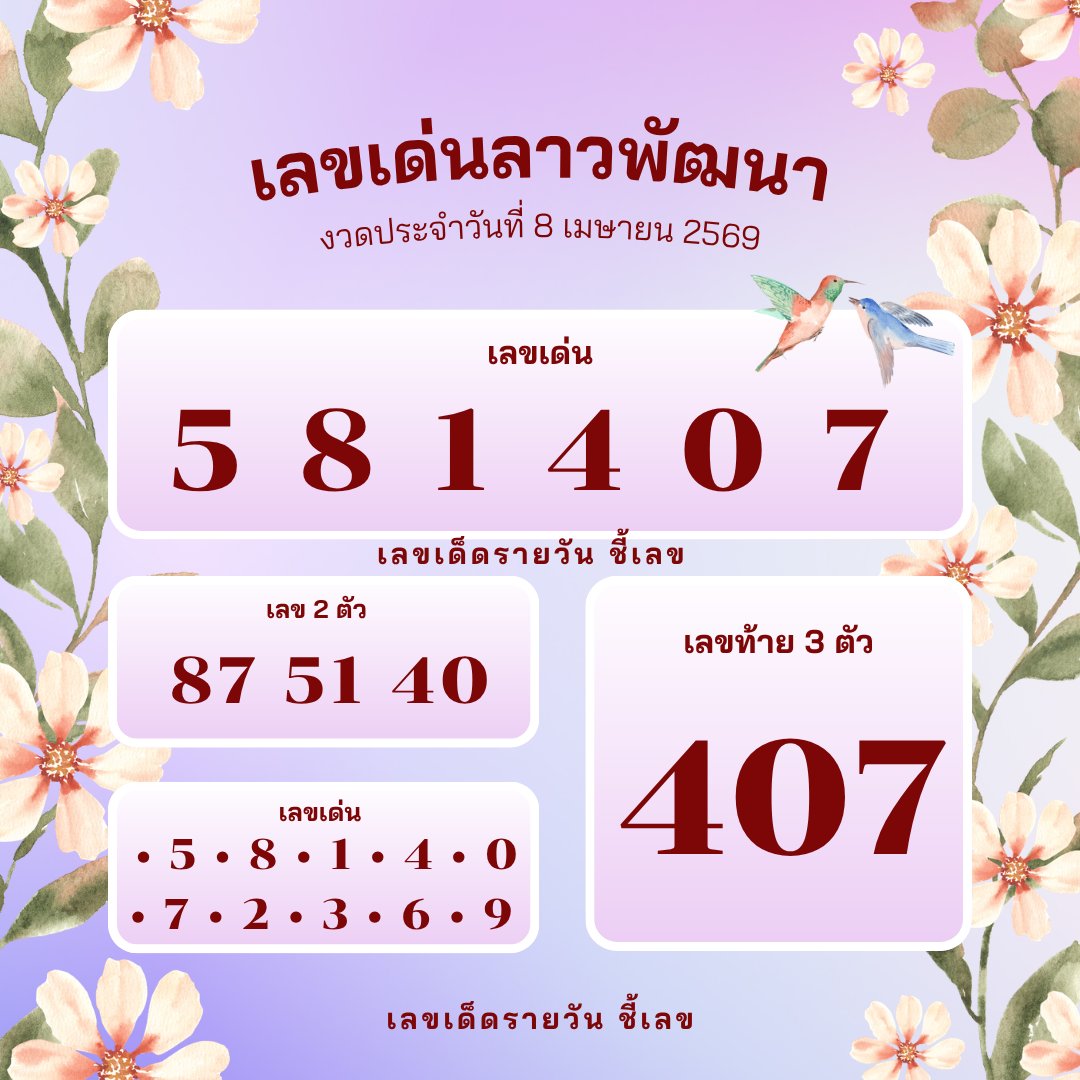 wosynri's tweet photo. 🇱🇦 แนวทางลาวพัฒนางวดวันที่  08/04/69 🇱🇦

📌 รวมแนวทางเลขเด็ด อัปเดตครบ จบในโพสต์เดียว

บ้านหวยลิ้งค์นี้
📌https://t.co/dSIqjJLNiI
📌https://t.co/CuROxd5Dr4
📌https://t.co/sgsHa4lmOD

#หวยลาวพัฒนา  #หวยลาววันนี้ https://t.co/hBqTA8ESvZ