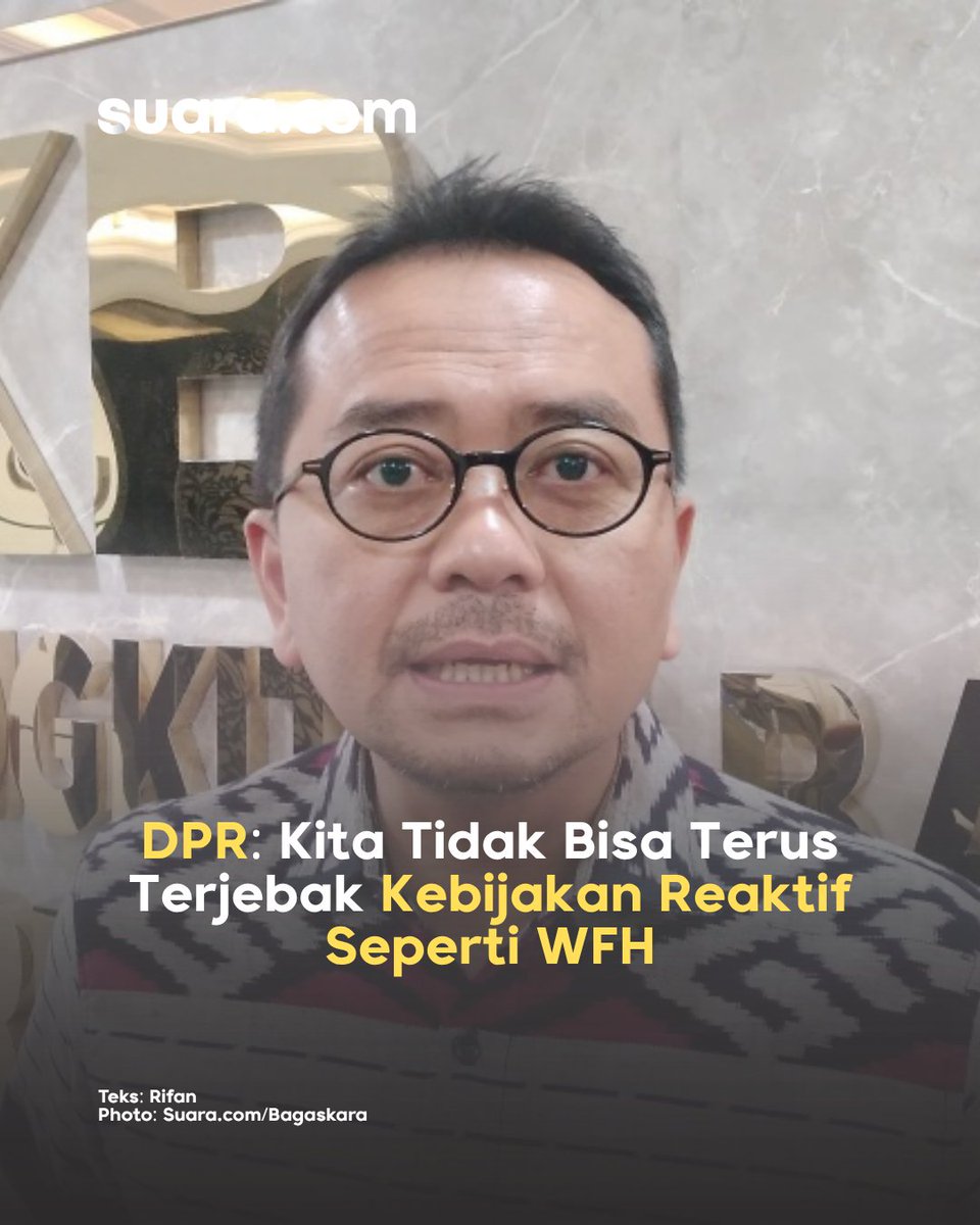 suaradotcom's tweet image. WFH bukan solusi permanen jika harga BBM terancam melejit. Kali ini usulan DPR masuk akal juga.

Baca di: suara.com/news/2026/04/0…

#hargaBBM #WFH #DPR RF