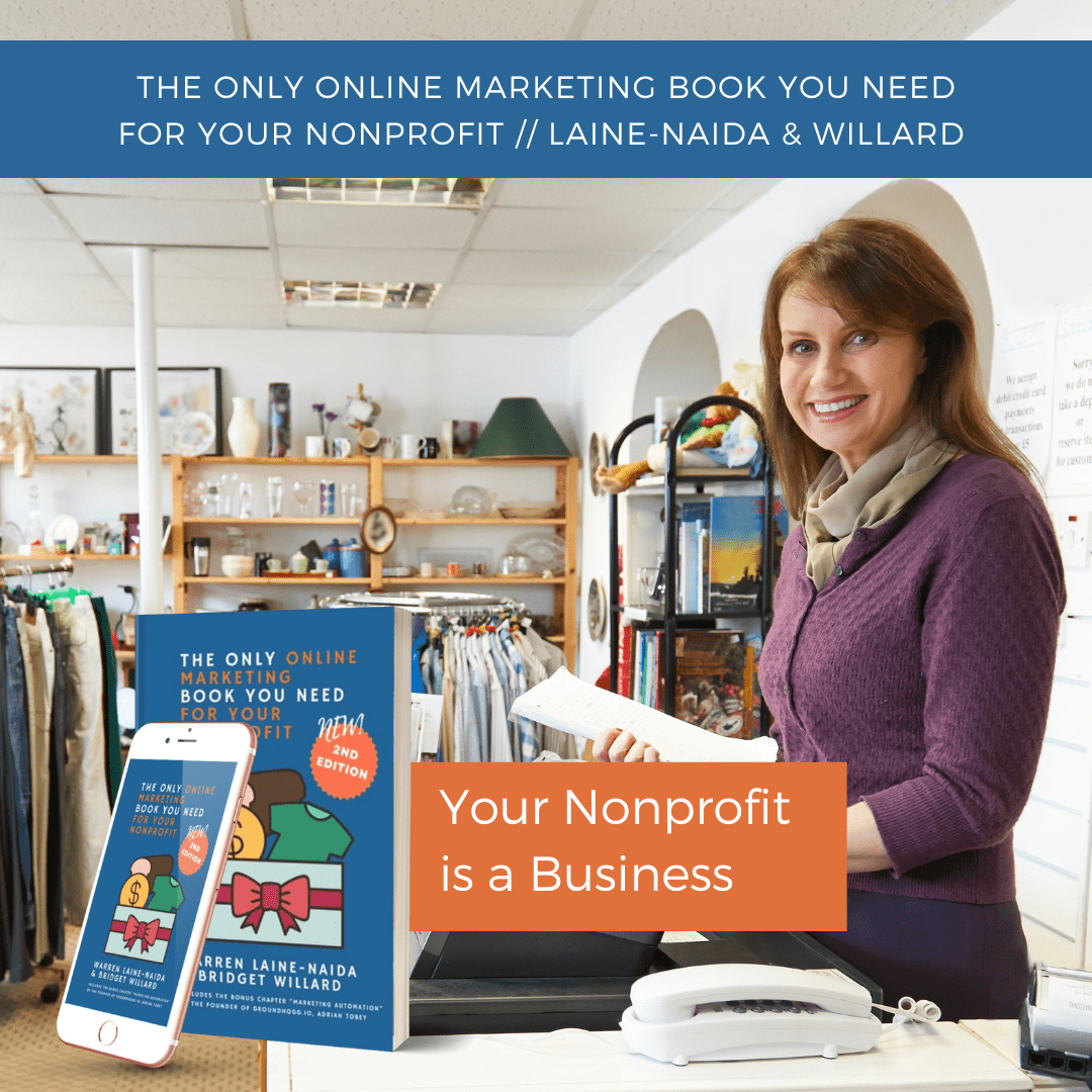 WarrenLNaida's tweet photo. Your nonprofit is a business; treat it like one
Warren Laine-Naida and @BridgetMWillard's The Only Online Marketing Book You Need for Your Nonprofit (2ed.) Includes a Bonus 8-Day Marketing Plan!
Better marketing means more reach, more donors, more impact. Your cause deserves that.
https://t.co/DKnsg8SJWm
#NonprofitMarketing #OnlineMarketing #NGO #Fundraising #DigitalMarketing #CharityMarketing