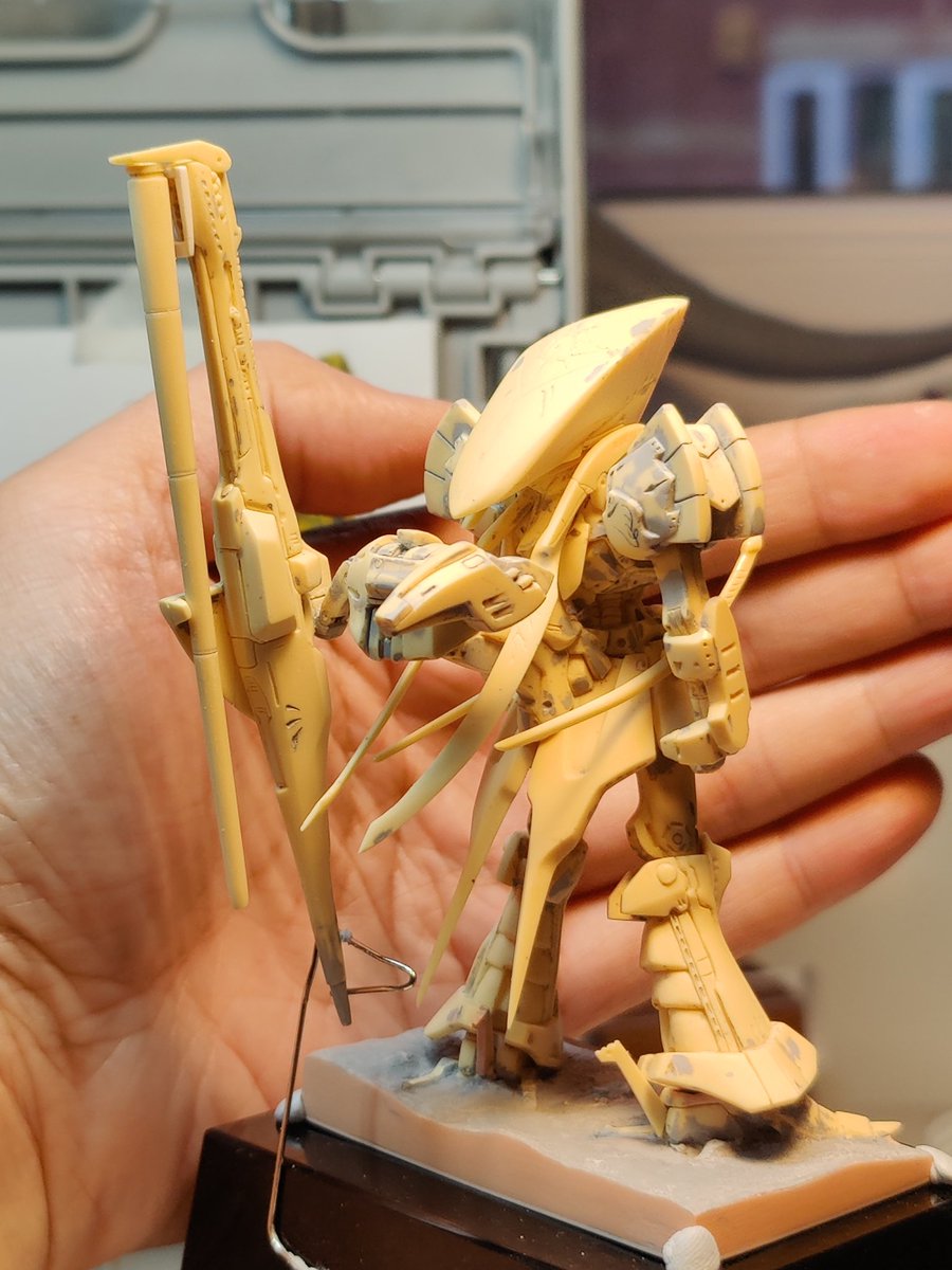 WonderCorner's tweet photo. Some more progress photo from my Knight of Gold - The arrangement of fate. J.C 2989, Scale: 1/220.

#kog #fivestarstory #smallscale #resinmodel #model #wonderartstudio https://t.co/sn45sEsA1D