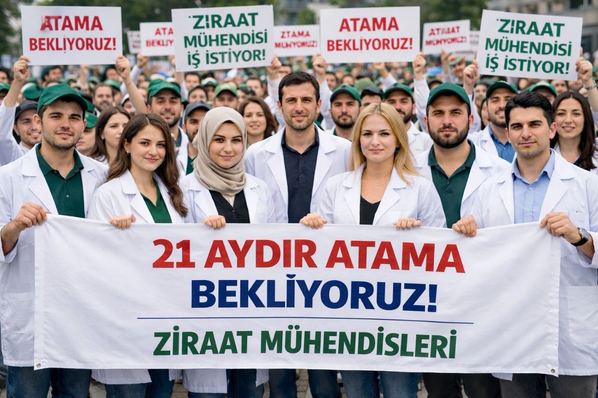 Hidroflorikasit's tweet photo. @tarimdanhaber Ziraat Mühendisleri atama bekliyor. 21 ay oldu hala Tarım Bakanlığından ses çıkmıyor. Puanlarımız yanmadan atanmak istiyoruz!
@tarimormanpgm @Seyfullahaslntk @DursunPINAR37 @kerimgullu07 https://t.co/orZkQlfWlZ