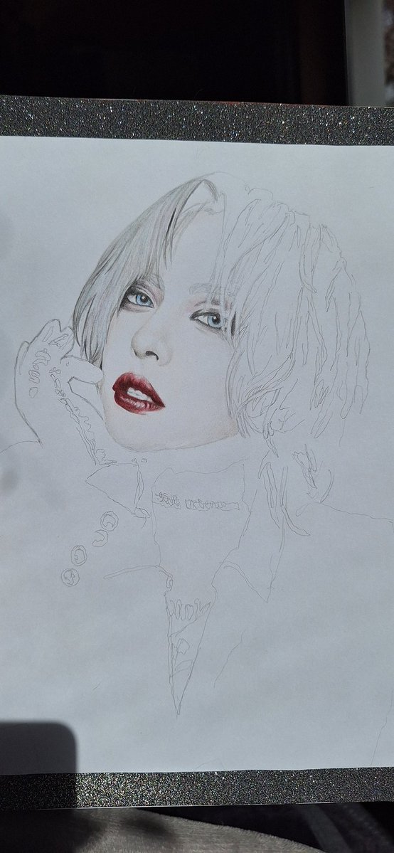 Aryu in progress. 
#wip #workinprogress #fanart #gift #TheDevilinside #aryu #portrait