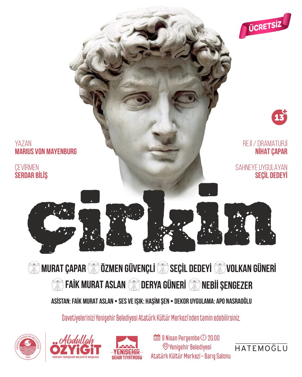 Mersin Yenişehir Belediyesi Atatürk Kültür Merkezi tweet media