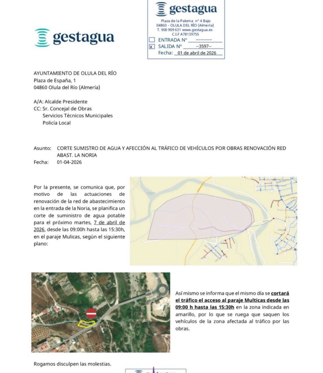 Ayto. Olula del Río tweet media