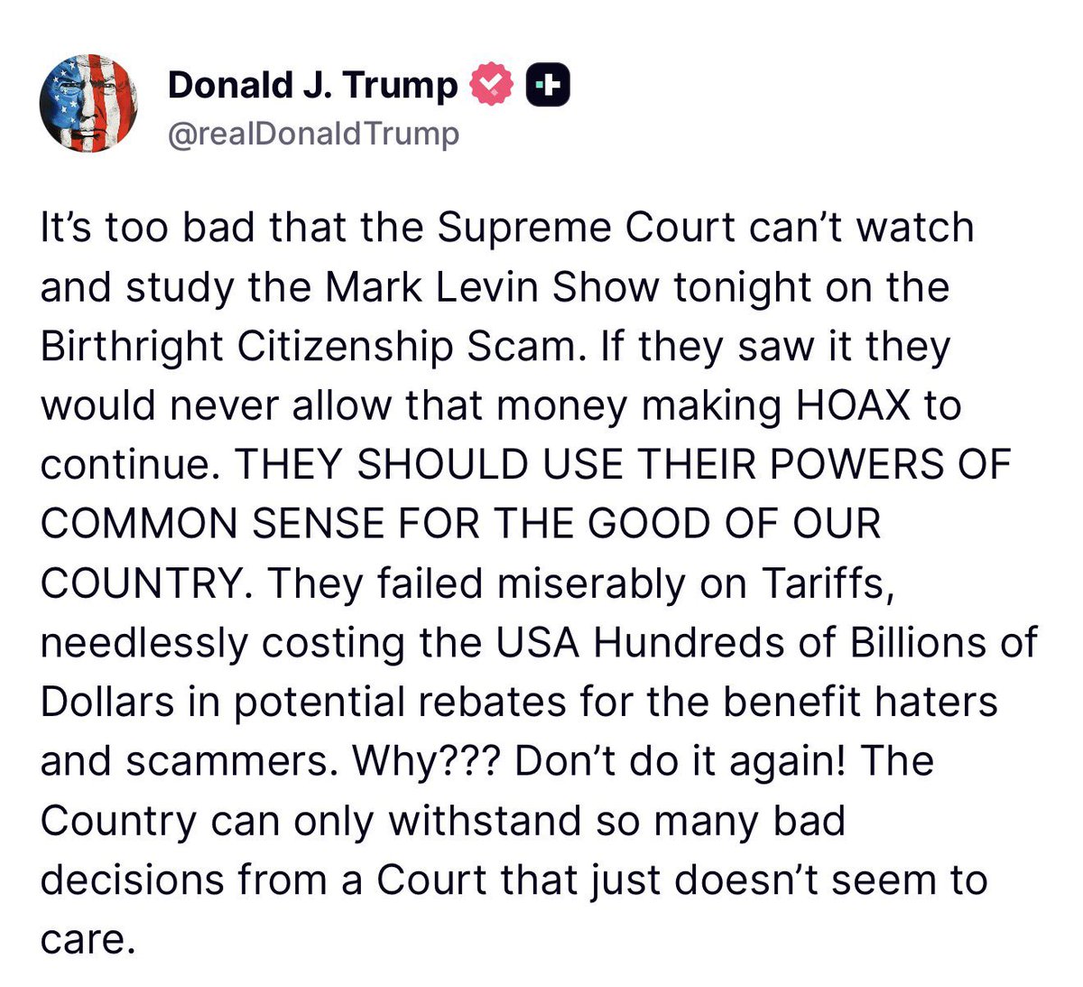 ⁿᵉʷˢ Barron Trump 🇺🇸 tweet media