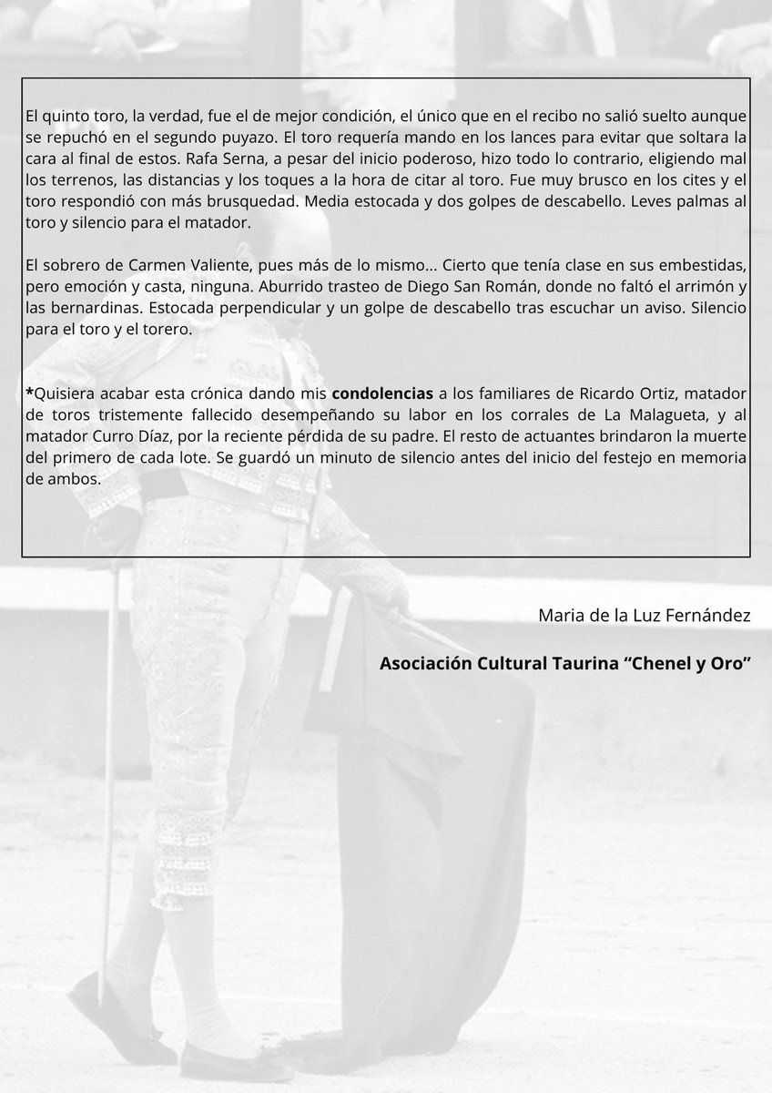 ACT Chenel y Oro tweet media