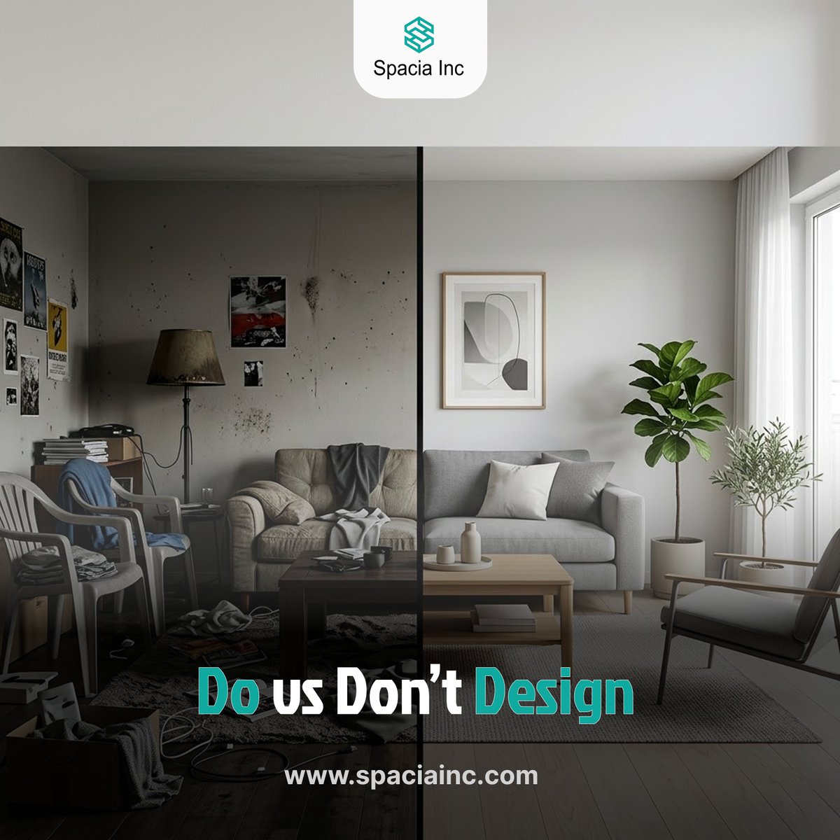 spaciainc's tweet photo. Cluttered vs. clean — design makes the difference.

Less chaos. More clarity.

👉 https://t.co/sZEVd81Z70

#InteriorDesign #BeforeAfter #SpaciaInc https://t.co/3rvg8c7L4N