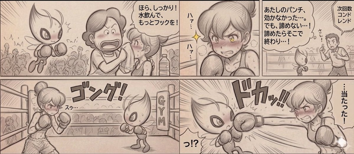 bzy4cbhSSHpkGRA's tweet image. セレビィ vs あたしンちのみかん3

#ボクシング
#ポケモン
#セレビィ
#あたしンち
#立花みかん
#ロリ
#ショタ
#ミックスボクシング
#ミックスファイト
#おねリョナ
#おねショタ