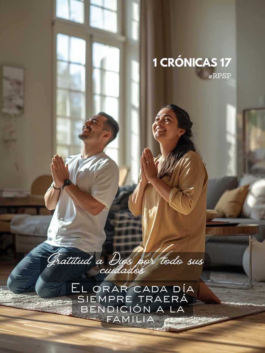 #1Crónicas17
20 Jehová, no hay semejante á ti, ni hay Dios sino tú, según todas las cosas que hemos oído con nuestros oídos.

La presencia de Dios en la vida familiar, será siempre una protección contra las tentaciones del enemigo. 
#rpsp
#PrimeroDios
#RID