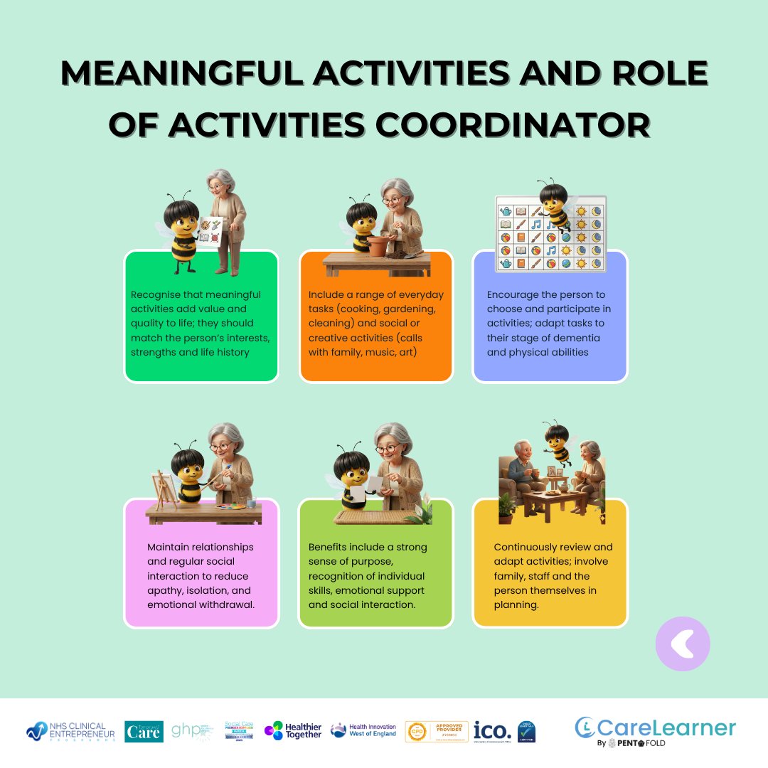 carelearner's tweet photo. Meaningful Activities, Meaningful Lives 💙
Enhancing wellbeing through personalised, engaging activities that bring purpose, joy, and connection—because every moment matters. https://t.co/UIu2VB1blY