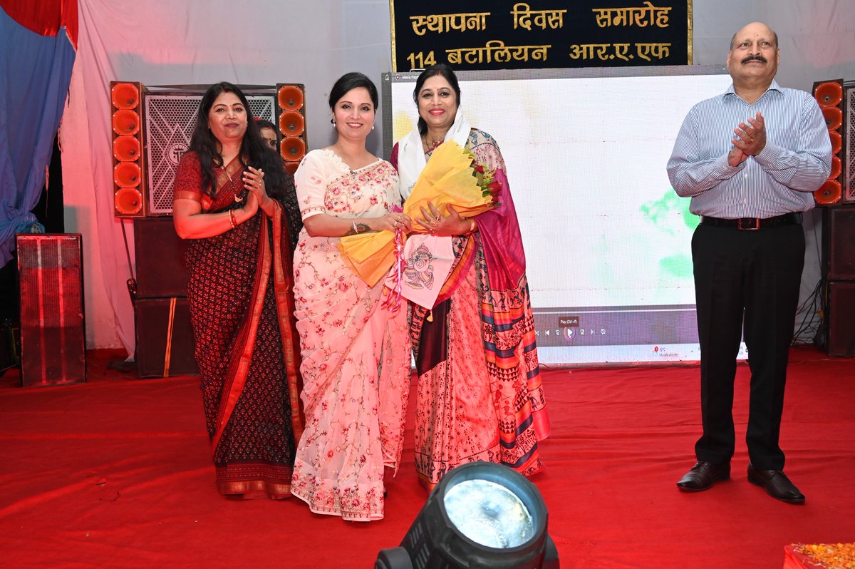 114Raf's tweet photo. It was exciting to witness such a great moment. The enthusiastic participation of our troops in the cultural programme, showcasing the rich diversity of our nation’s culture, made the occasion truly special. The presence of Shri Raj Kumar, IG Bihar Sector, graced the occasion. https://t.co/tAabGCldkn