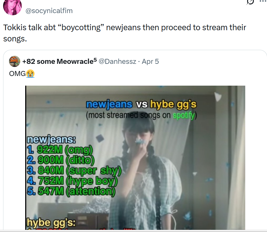 Kpoptwittetkr's tweet photo. @ilitzs  @yurllit @lessaintz @katsllit @socynicalfim harassing NJ
 Block and report. Do NOT engage. Click the 3 dots, select hate, abuse, and harassment  ‼️ #PROTECTNEWJEANS
@ILLITPROTECT
@illitupdates
@picsillit

Teach your fans to be better human beings. This is unacceptable https://t.co/kTnSVgyDqI