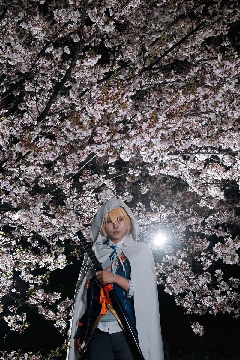 cos/刀剣乱舞

　桜を照らすは

p: <a href="/shiz1010k/">しづき</a>