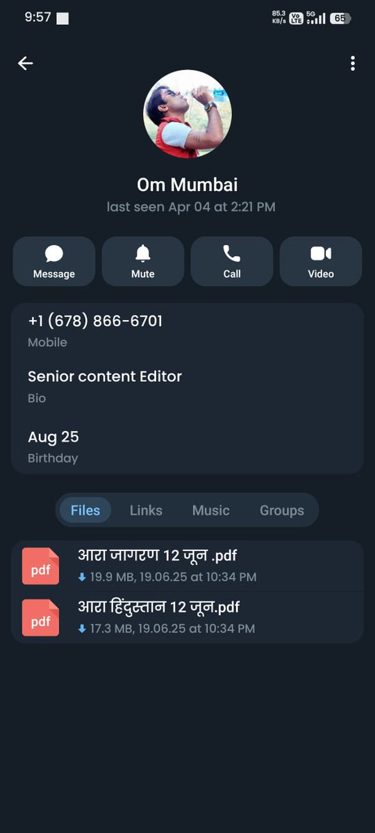 My Telegram account has been hacked since yesterday.

It’s showing a USA number but still using my profile picture.
Please block and ignore any messages from it.
#oppandey #HackedTelegram 
<a href="/telegram/">Telegram Messenger</a>
