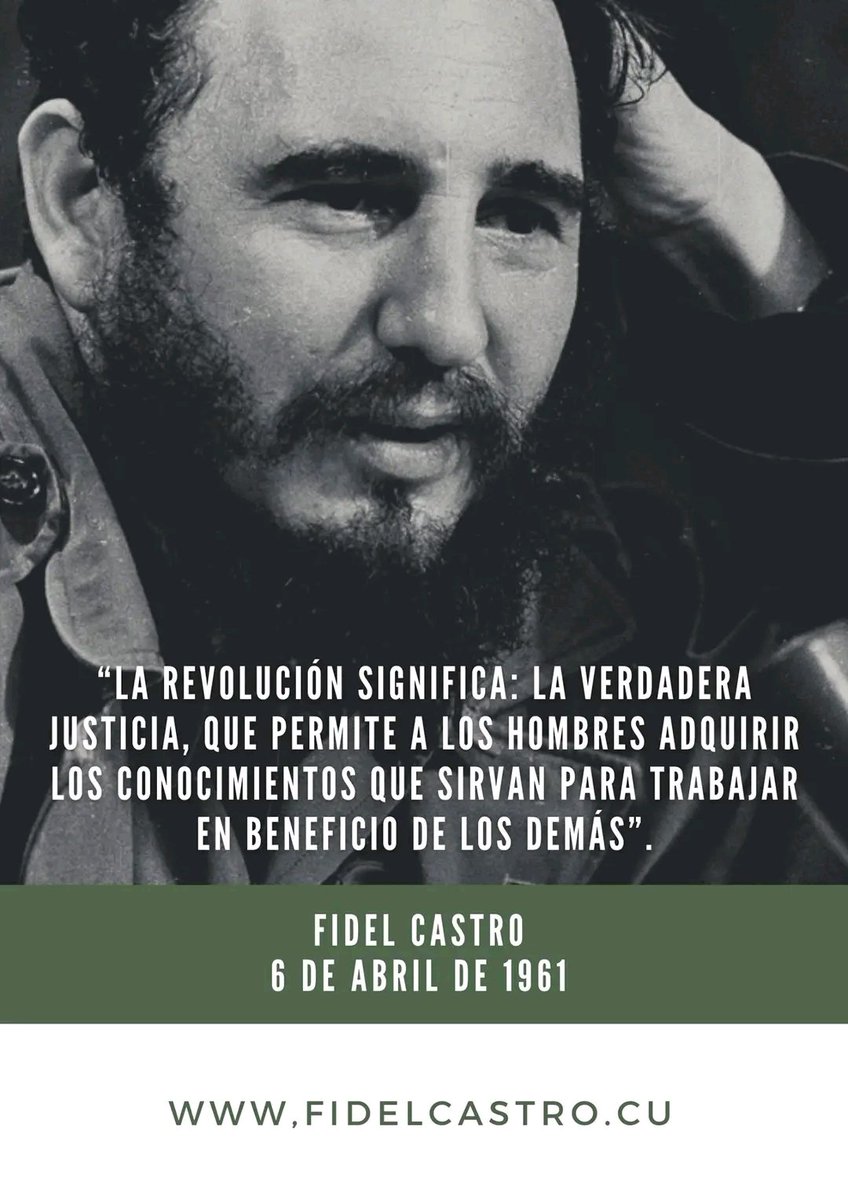 🇨🇺🗣️ Fidel Castro Ruz: "Esto que hemos hecho, ¡sabemos cómo defenderlo, tenemos armas con qué defenderlo y tenemos valor y decisión con qué defenderlo!"

🎙️Discurso pronunciado el 6 de abril de 1961.

#100AñosConFidel ✊