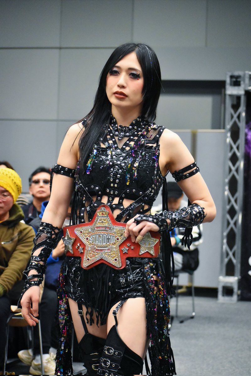 kQYa7orLnn3yKIH's tweet image. 2026.4.4　大阪・ハービスホール
上谷沙弥選手

#上谷沙弥
#HATE
#STARDOM