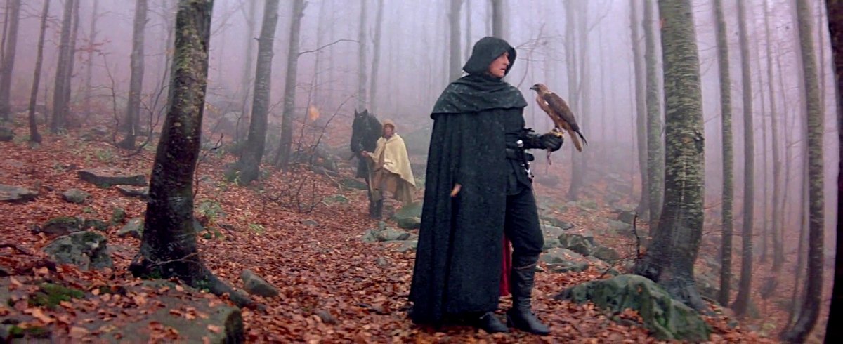 MovieLandscapes's tweet photo. ‘Lady Hawke’ [1985]. Dir: Richard Donner. DoP: Vittorio Storaro. https://t.co/TecSZFkm3b