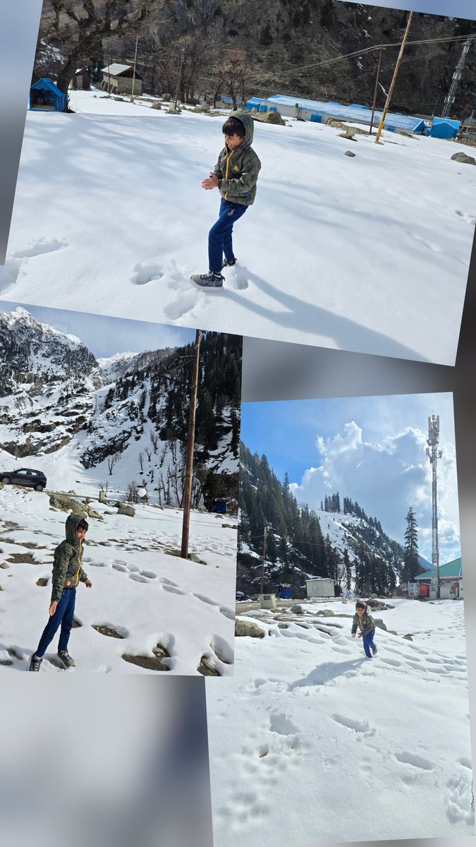 dhruman39's tweet image. #Famous for being the #base of holy #AmarnathYatra, this place is awesome vd snowy #landscape, refreshing #river &amp;amp; #fresh snow!🥰

#Chandanwadi you stole our #hearts particularly #Anushrav for his #first encounter vd #snow!😘😘
@JandKTourism

#kashmir
#DhrumanNimbalephotography