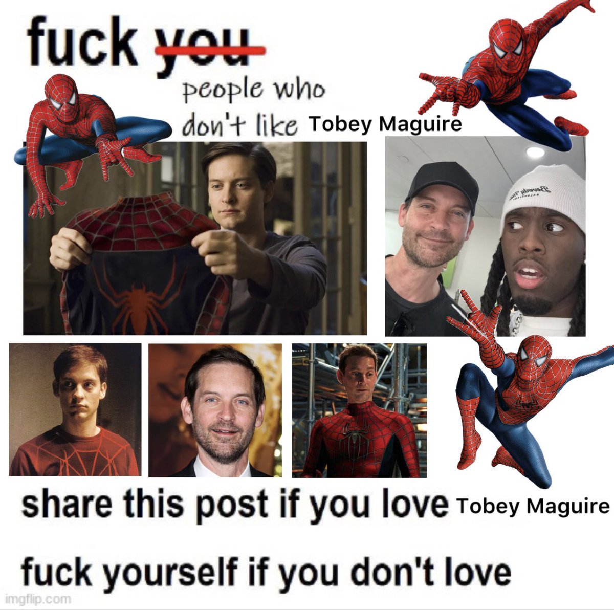 No Context Tobey Maguire tweet media