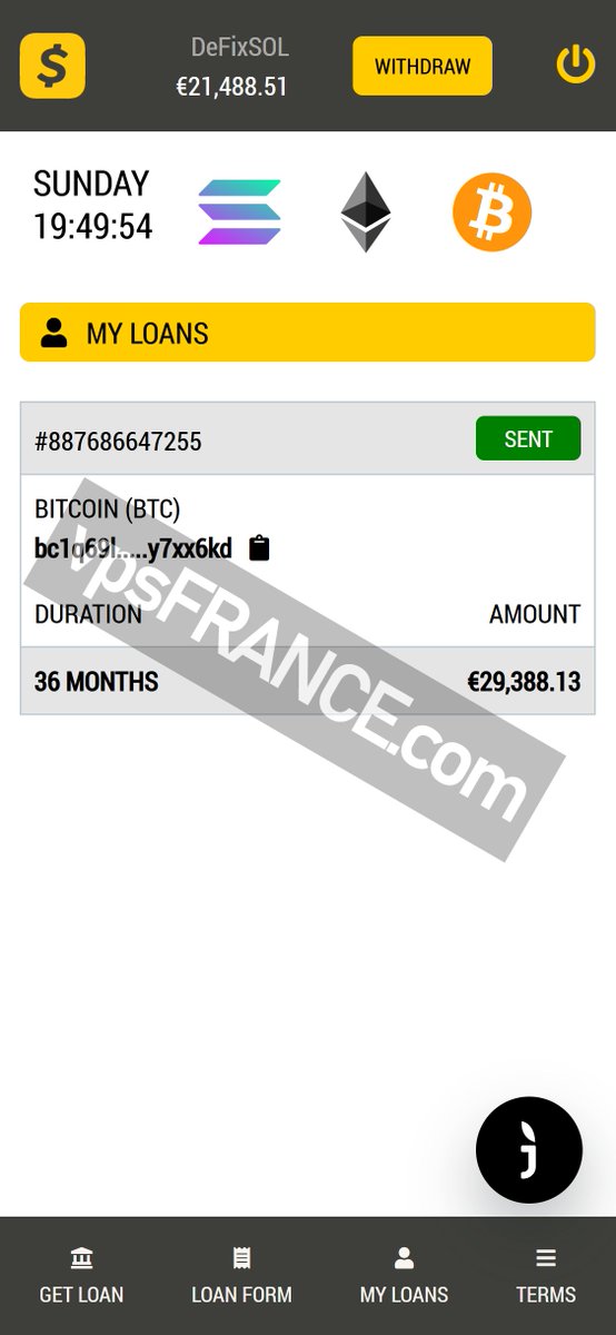 DeFixSOL's tweet photo. Bitcoin Loan #BlockchainLending #PassiveIncome #Web3Finance https://t.co/Yfn611uGYv
