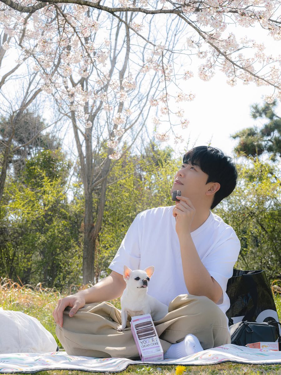 joochstar's tweet image. Jibeom X Markethatdam🌸 

Jibeom who became the official model for Picnic Hatdam with Jibeom❤
The snacks Jibeom ate on his picnic can be found in Hatdam☀

I hope you have a warm and happy spring day💙 
#MarketHotdam #Snack #PiknicSnack #Jibeom