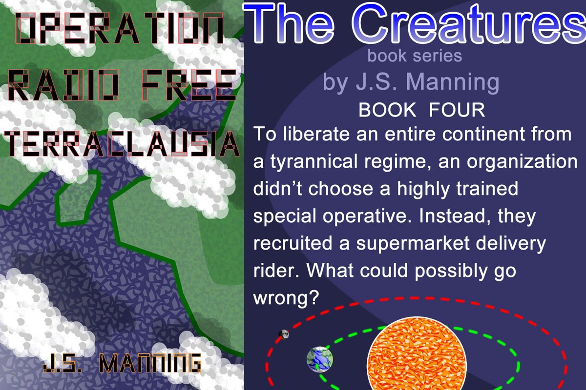 JSManning_books's tweet photo. These books will be free for 5 days - https://t.co/sslN7wkt5t - #ebooks #KindleUnlimited #kindlebooks #scifi #SciFiChat #KindleBargain #FreeBook #Amazon https://t.co/y0fMuLcoRl