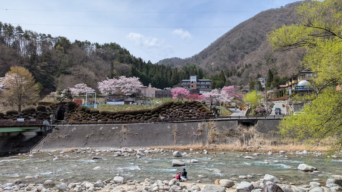 himazin301's tweet photo. 昼神温泉で桜と花桃を見てきた
桜は見ごろ　花桃は日当たりがいいところは咲いてた https://t.co/2FsbXRSYfS
