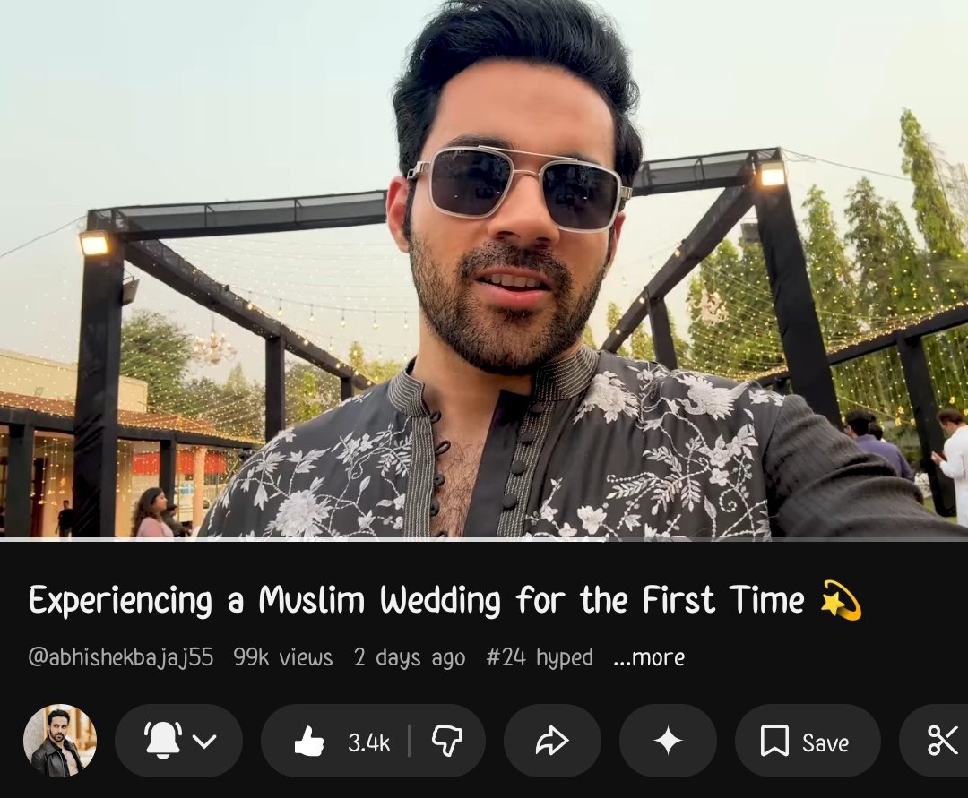 rafat_sam66511's tweet photo. Congratulations Abhishek your vlog completed 100k+ views &amp; hyped at 24 🥹🥹🥳🥳🥳❤️❤️❤️❤️🧿🧿🧿
Many more to come 🫶
#AbhishekBajaj #Abhinoor https://t.co/15ksJzQLdO